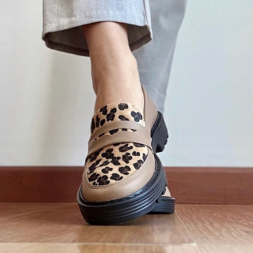 Mocasines Lilu Beige