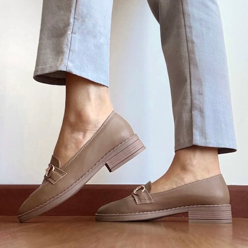 Mocasines Suzet Beige