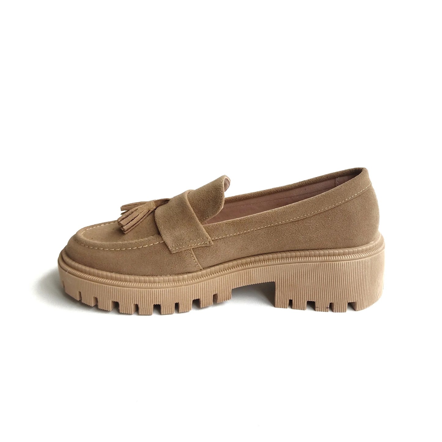 Mocasines Mae Beige