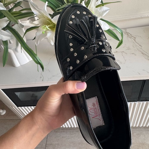 Mocasines Mónica Negro