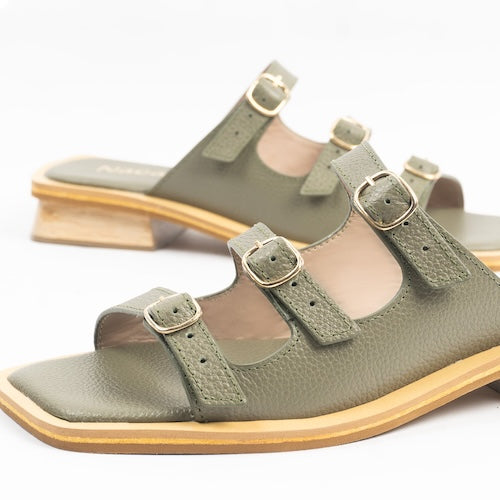 Sandalias Selenita Verde