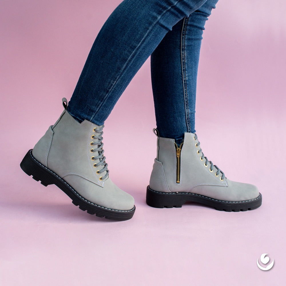 Botines Gris