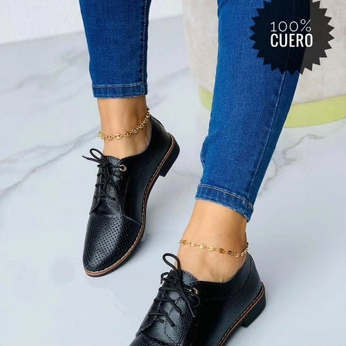 Bolichero en Cuero Negro