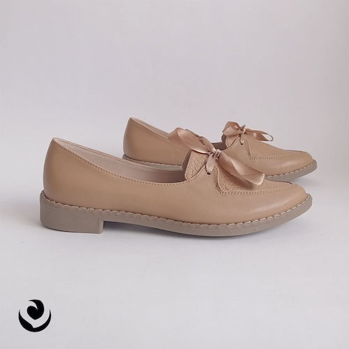 Baletas Charol Beige