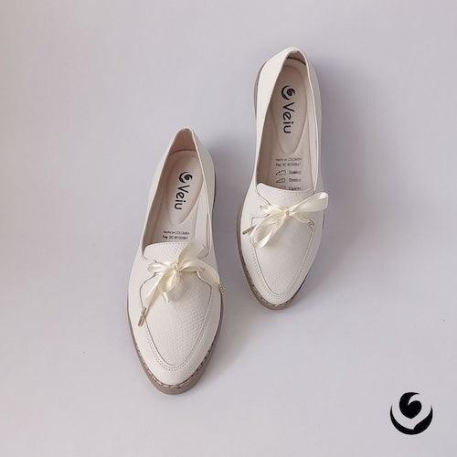 Baletas Charol Blanco