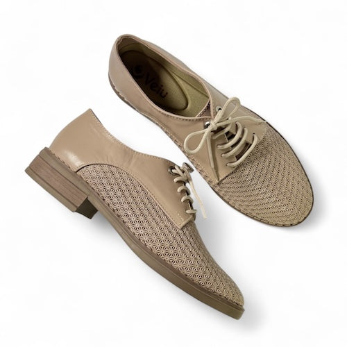 Bolichero en Cuero Beige