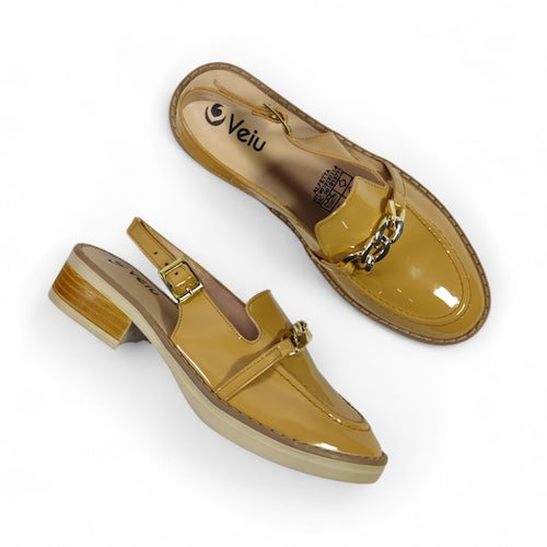 Baletas Charol Mostaza