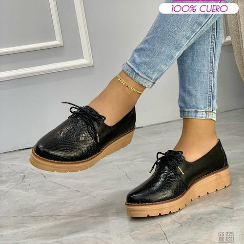 Bolichero en Cuero Negro