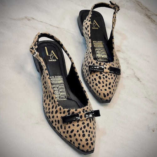 Baletas destalonada Animal Print