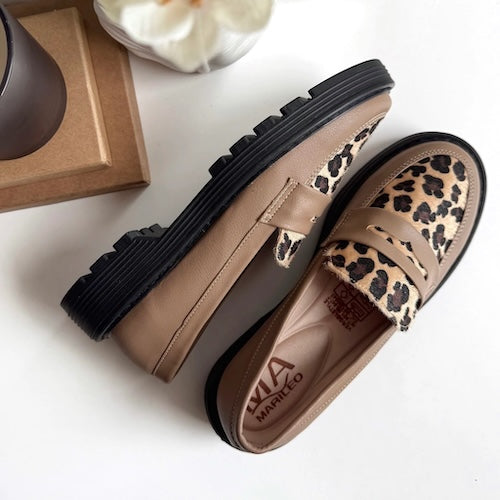 Mocasines Lilu Beige