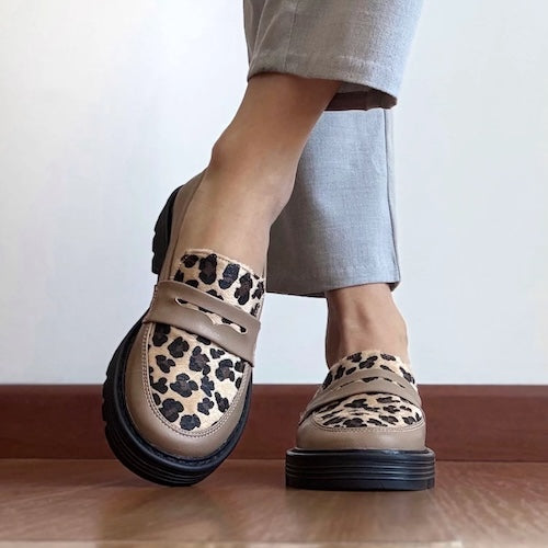 Mocasines Lilu Beige