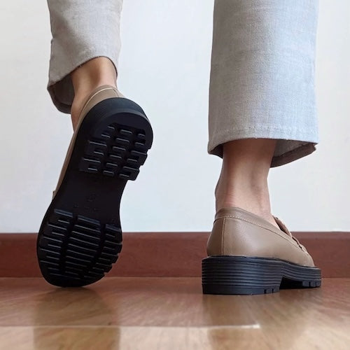 Mocasines Lilu Beige