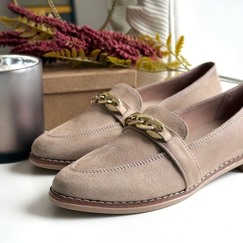 Mocasines Nya Beige