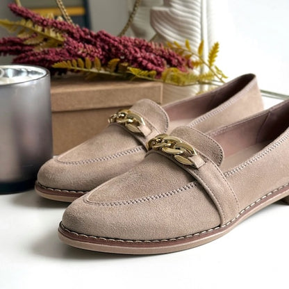 Mocasines Nya Beige