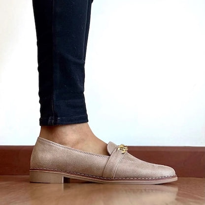 Mocasines Nya Beige