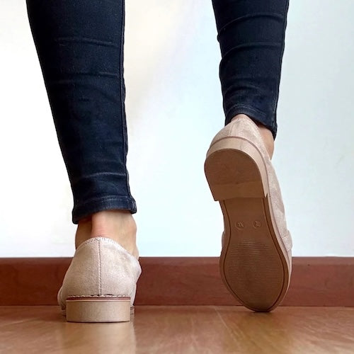 Mocasines Nya Beige