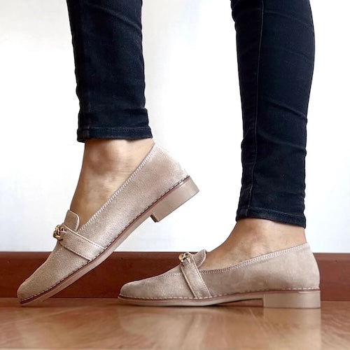 Mocasines Nya Beige