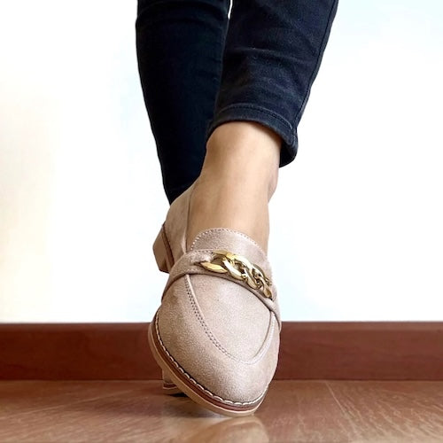 Mocasines Nya Beige