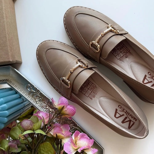 Mocasines Suzet Beige