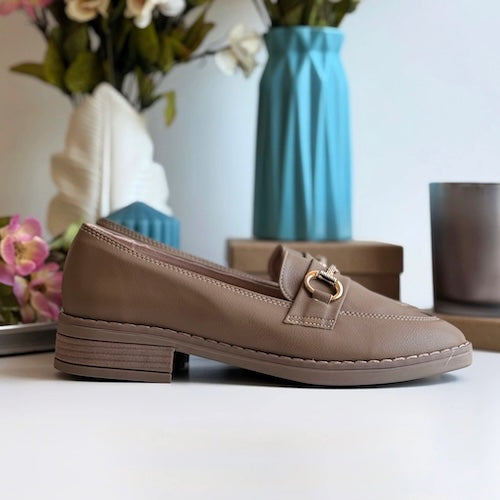 Mocasines Suzet Beige