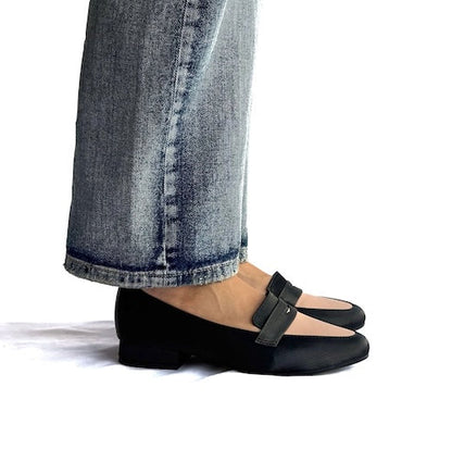 Mocasines Ceci Negro Nude