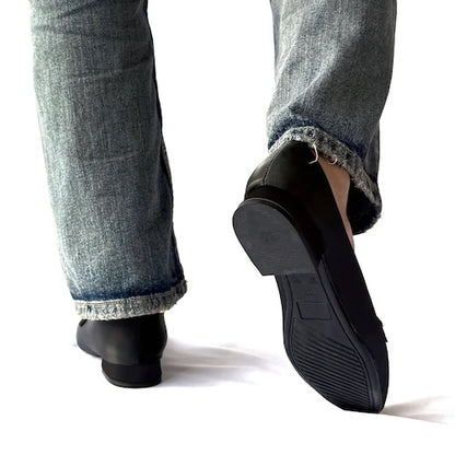 Mocasines Ceci Negro Nude