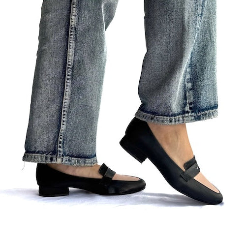 Mocasines Ceci Negro Nude