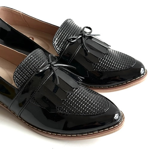 Mocasines Mary Negro