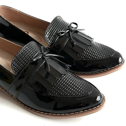 Mocasines Mary Negro