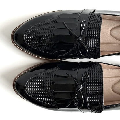 Mocasines Mary Negro