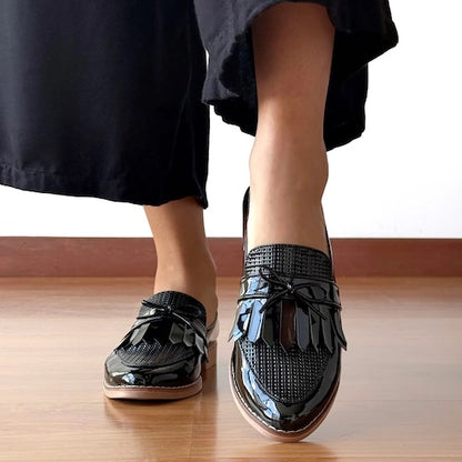 Mocasines Mary Negro