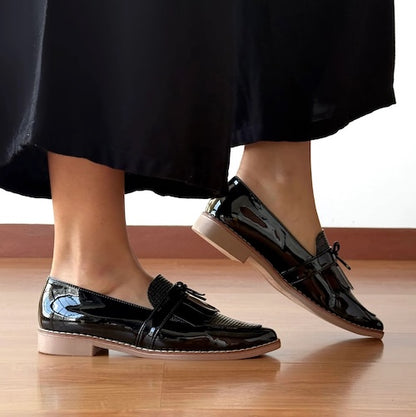 Mocasines Mary Negro