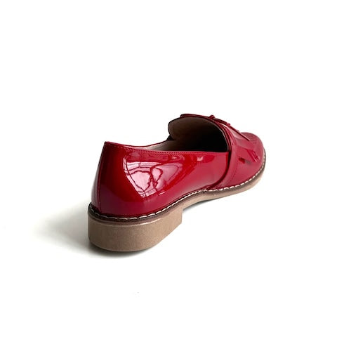 Mocasines Mary Rojo
