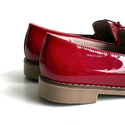 Mocasines Mary Rojo