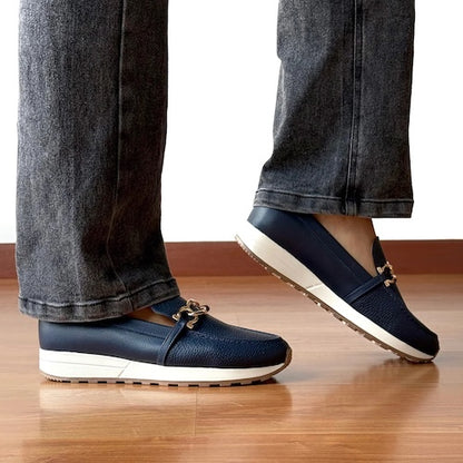 Mocasines Dana Azul