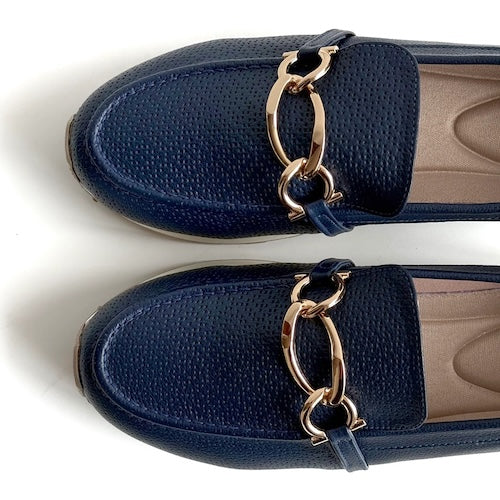 Mocasines Dana Azul