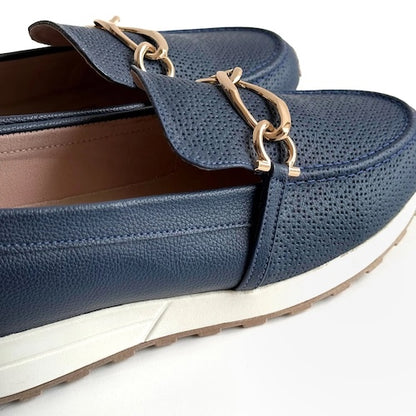 Mocasines Dana Azul