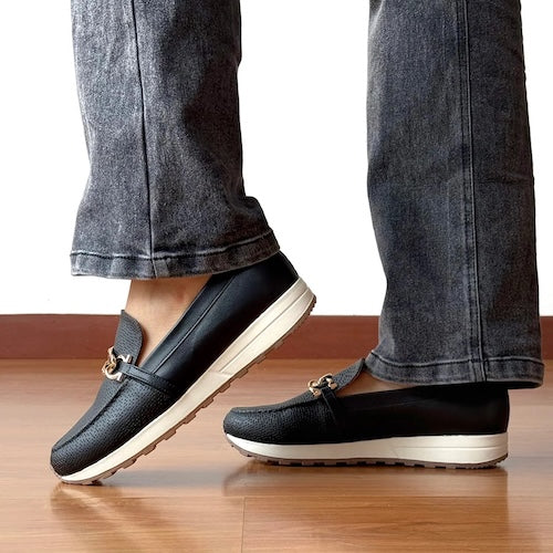 Mocasines Dana Negro