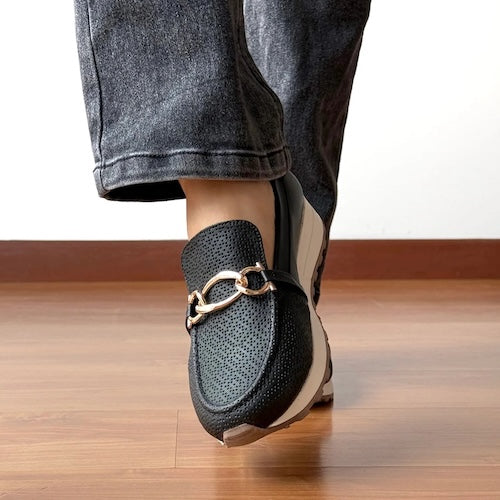 Mocasines Dana Negro