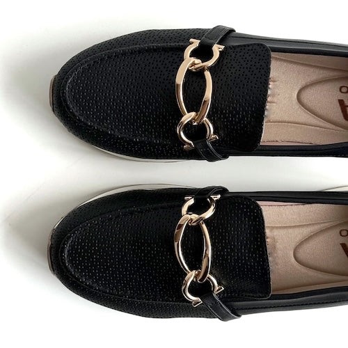 Mocasines Dana Negro