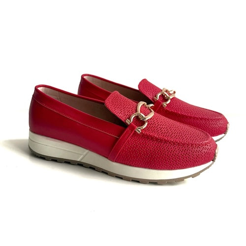 Mocasines Dana Rojo