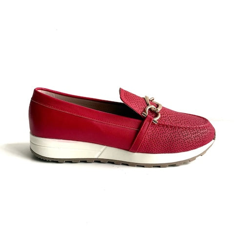 Mocasines Dana Rojo