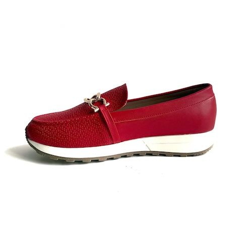 Mocasines Dana Rojo