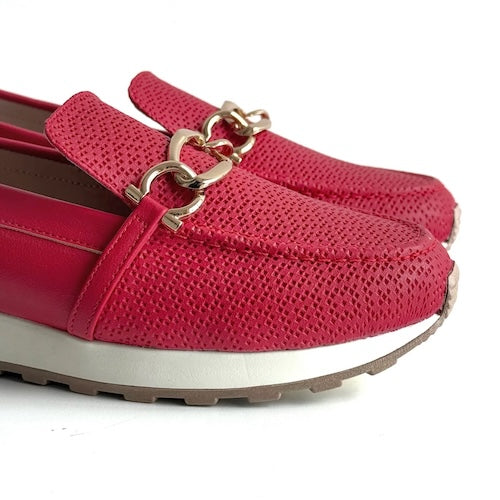 Mocasines Dana Rojo