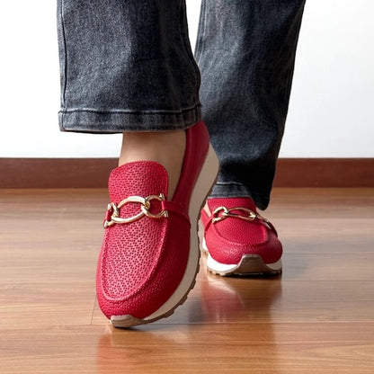 Mocasines Dana Rojo