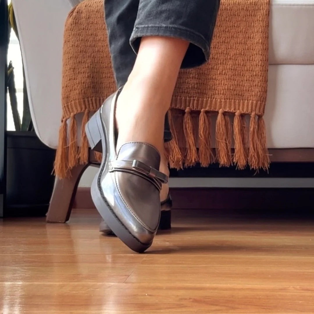 Mocasines Gigi Bronce