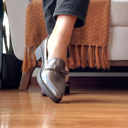 Mocasines Gigi Bronce