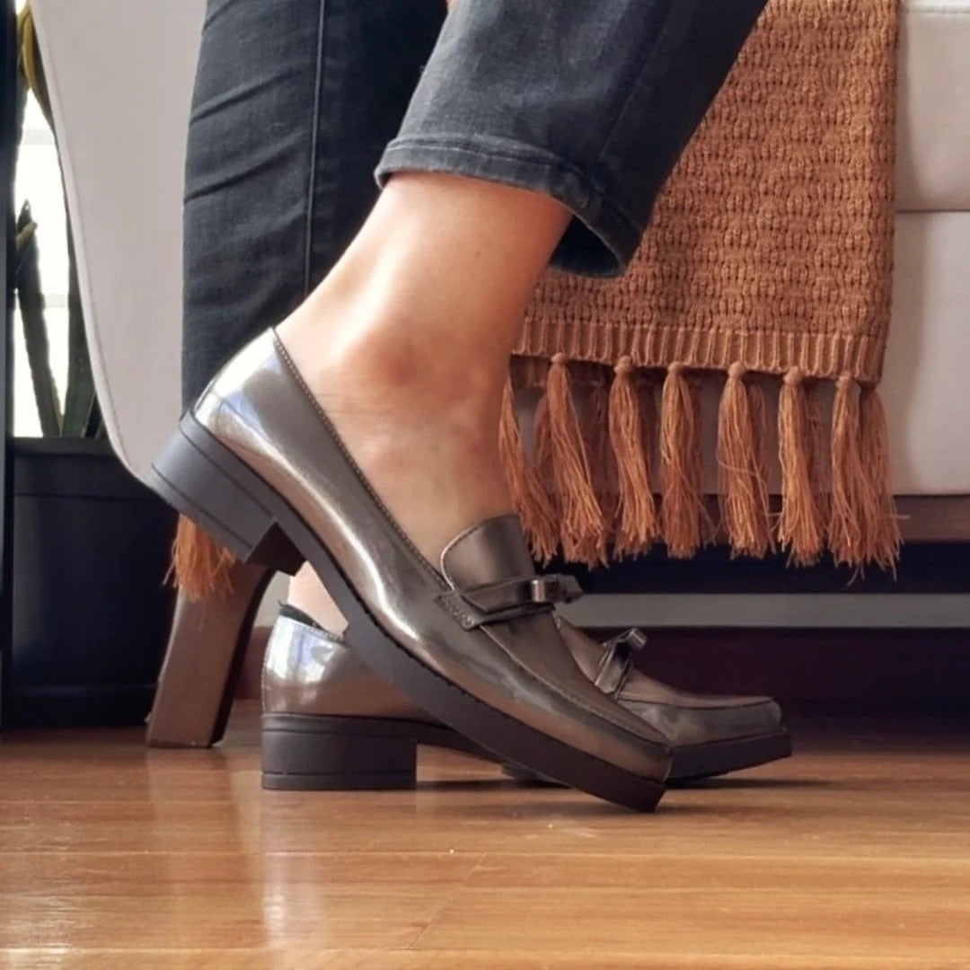 Mocasines Gigi Bronce