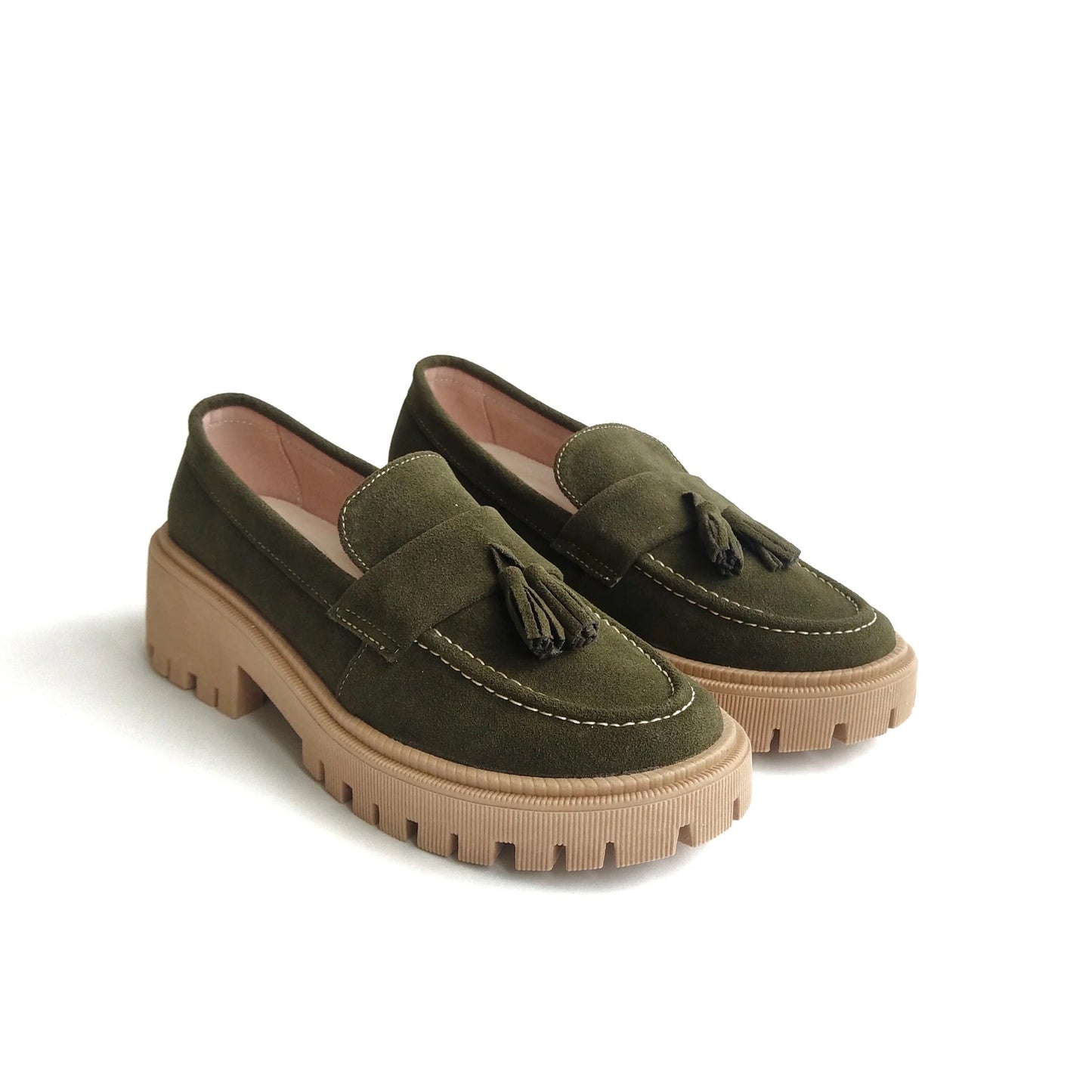 Mocasines Mae Verde Oliva