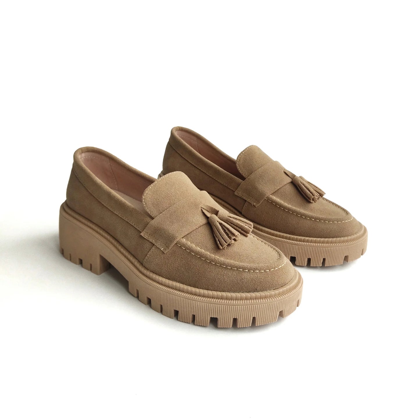 Mocasines Mae Beige